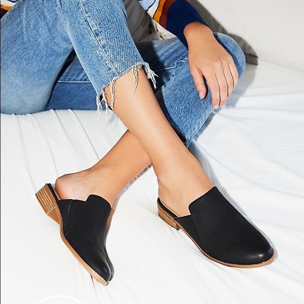 Free People Vegan Mules